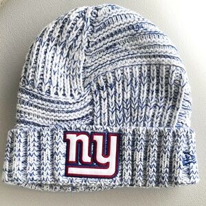 New Era Kids Blue and White Knit Hat